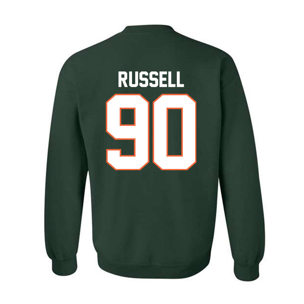 Miami - NCAA Football : Daylen Russell - Classic Shersey Crewneck Sweatshirt