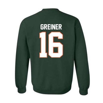 Miami - NCAA Women's Soccer : Sarah Greiner - Classic Shersey Crewneck Sweatshirt-1
