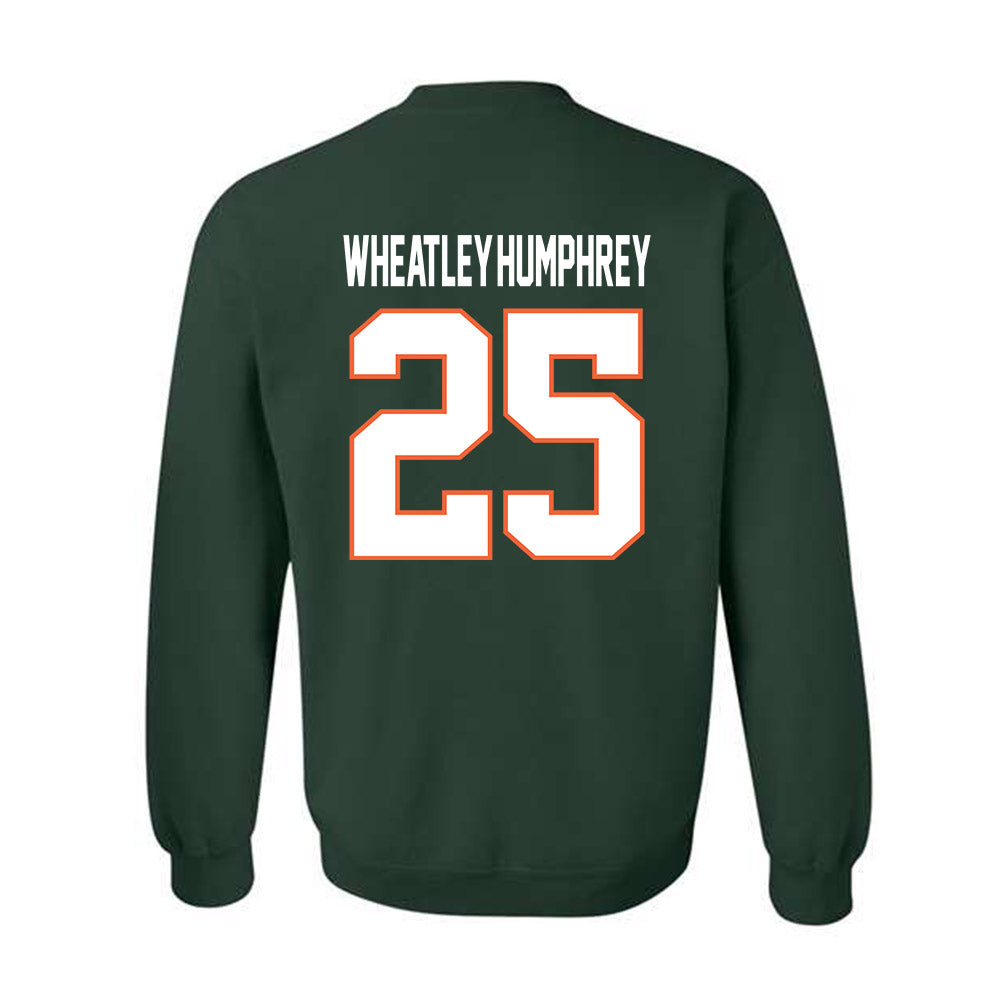 Miami - NCAA Football : Chris Wheatley-Humphrey - Classic Shersey Crewneck Sweatshirt-1