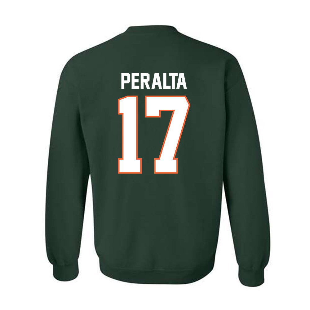 Miami - NCAA Baseball : Fabio Peralta - Classic Shersey Crewneck Sweatshirt-1