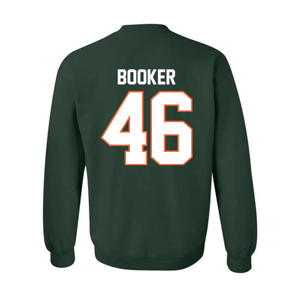Miami - NCAA Football : Adam Booker - Classic Shersey Crewneck Sweatshirt-1