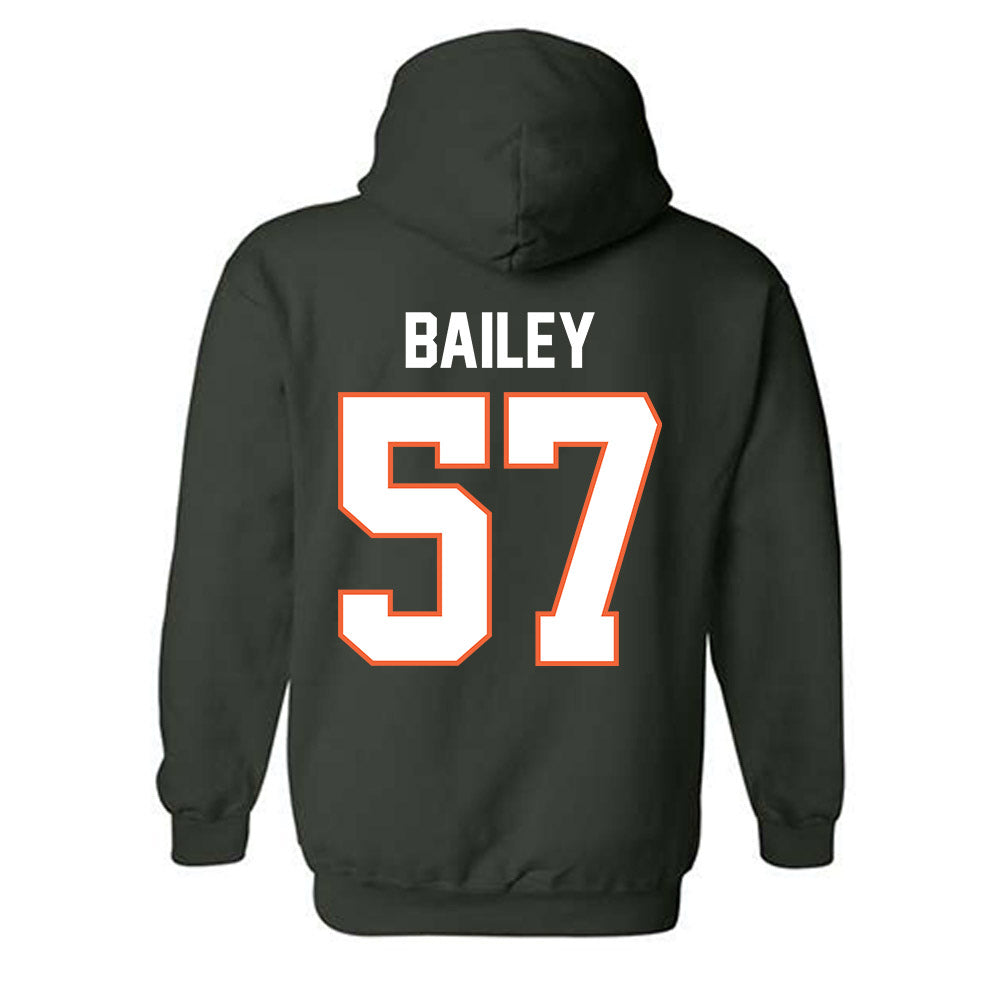 Miami - NCAA Football : Allen Bailey - Classic Shersey Hooded Sweatshirt-1