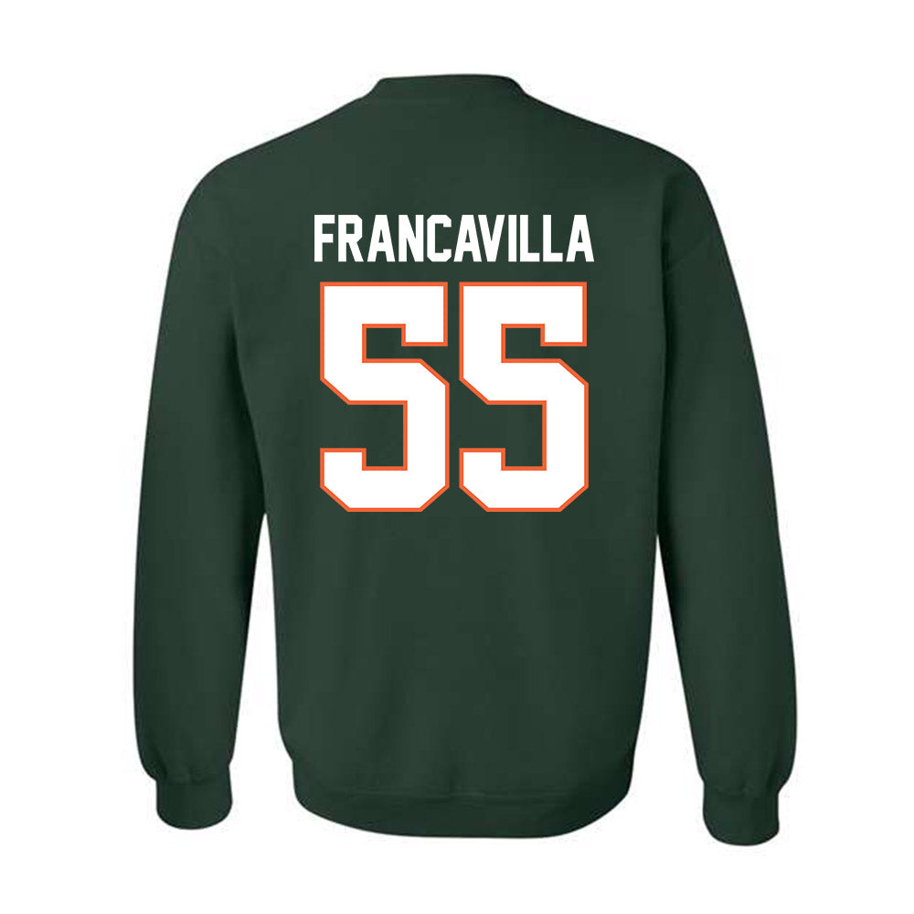 Miami - NCAA Football : Nino Francavilla - Classic Shersey Crewneck Sweatshirt-1
