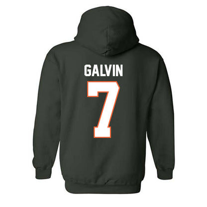 Miami - NCAA Baseball : Max Galvin - Classic Shersey Hooded Sweatshirt-1