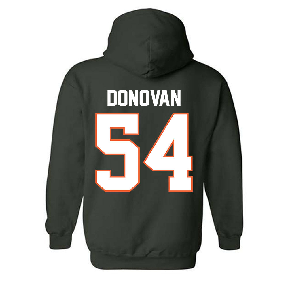 Miami - NCAA Football : Michael Donovan - Classic Shersey Hooded Sweatshirt-1