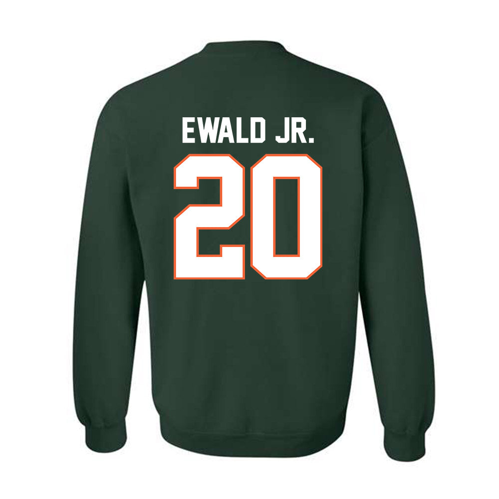 Miami - NCAA Football : Chris Ewald Jr. - Classic Shersey Crewneck Sweatshirt-1