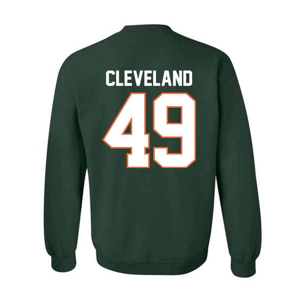 Miami - NCAA Baseball : Jackson Cleveland - Classic Shersey Crewneck Sweatshirt-1