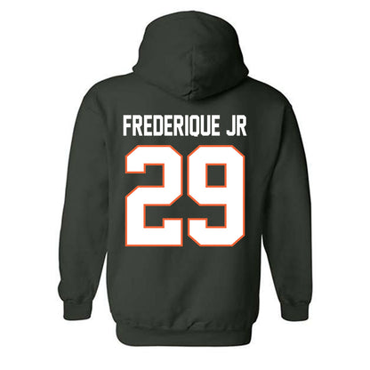 Miami - NCAA Football : Romanas Frederique Jr - Classic Shersey Hooded Sweatshirt-1