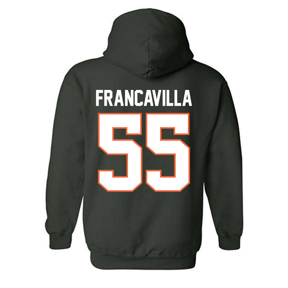 Miami - NCAA Football : Nino Francavilla - Classic Shersey Hooded Sweatshirt-1