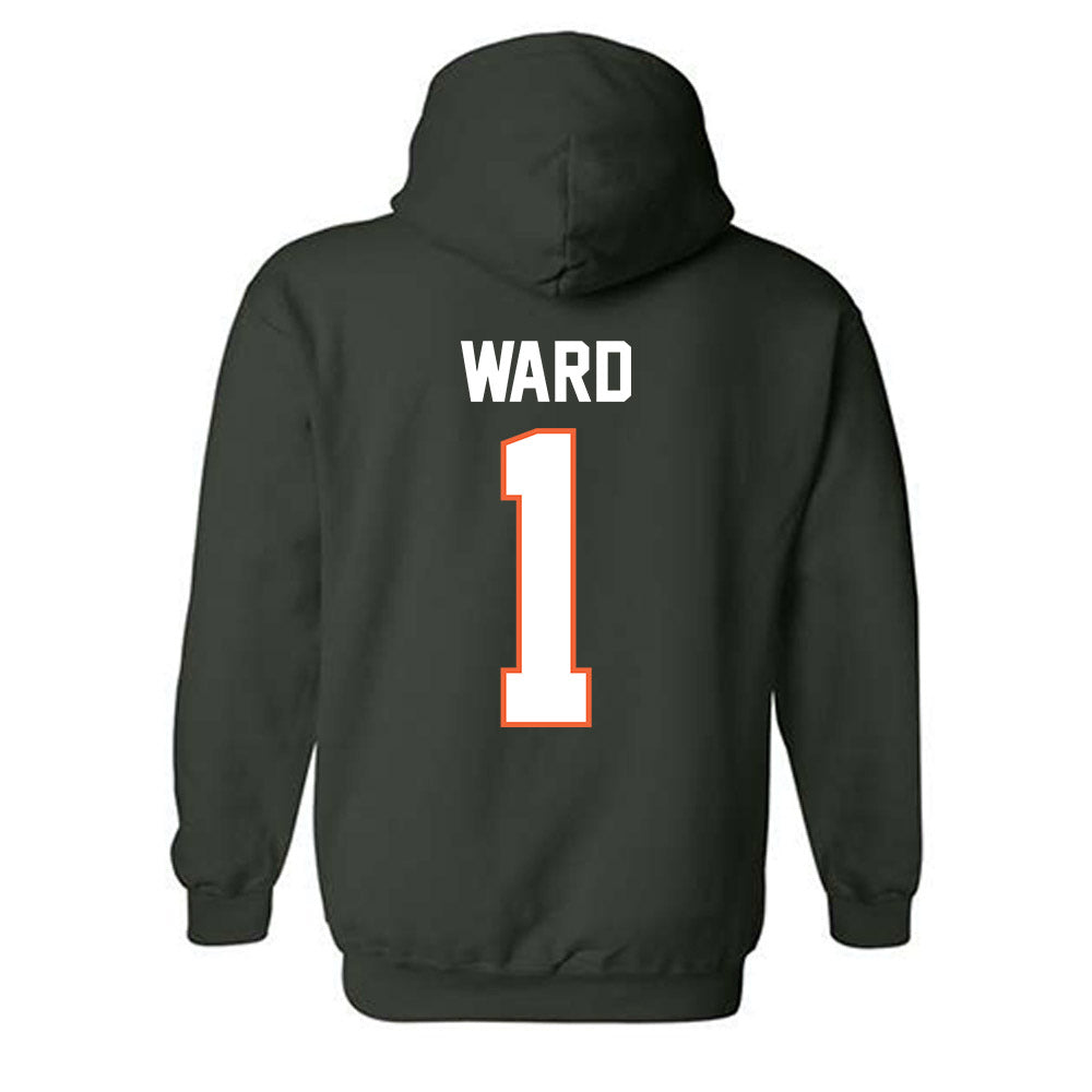 Miami - NCAA Football : Cam Ward - Classic Shersey Hooded Sweatshirt-1