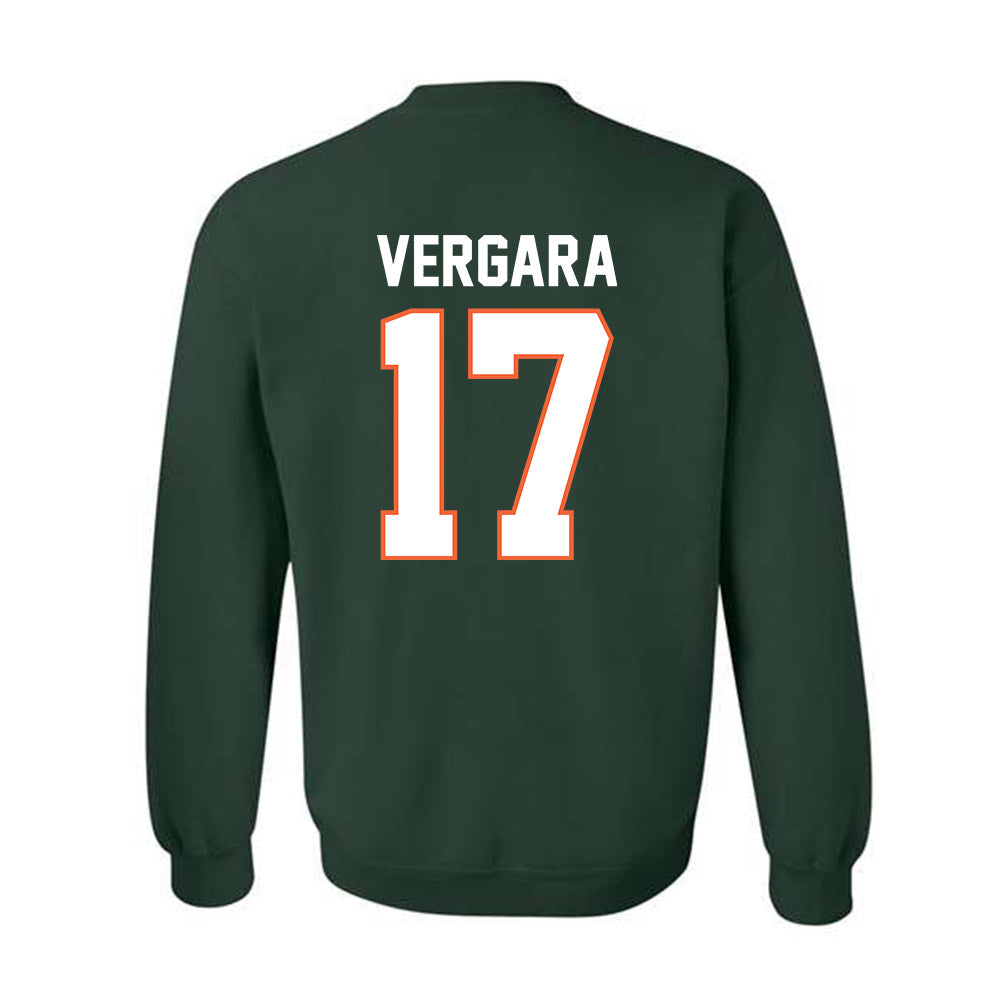 Miami - NCAA Women's Volleyball : Jazmin Vergara - Classic Shersey Crewneck Sweatshirt-1