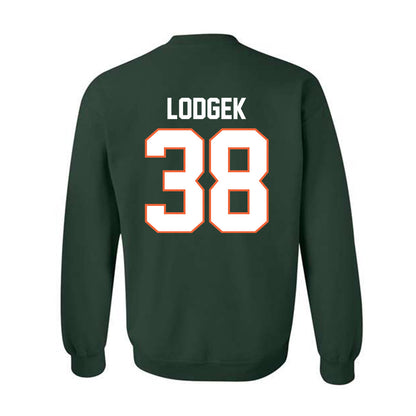 Miami - NCAA Baseball : Jake Lodgek - Classic Shersey Crewneck Sweatshirt-1