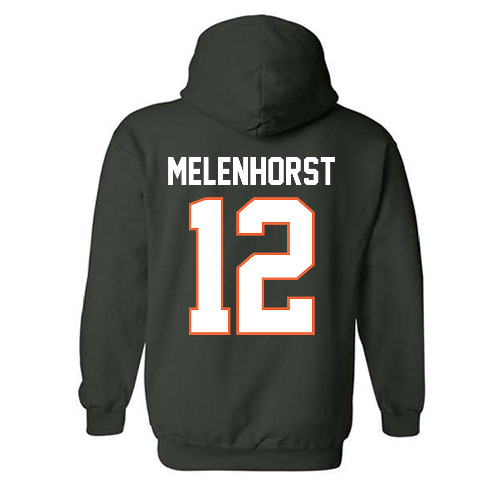 Miami - NCAA Women's Soccer : Teegan Melenhorst - Classic Shersey Hooded Sweatshirt-1