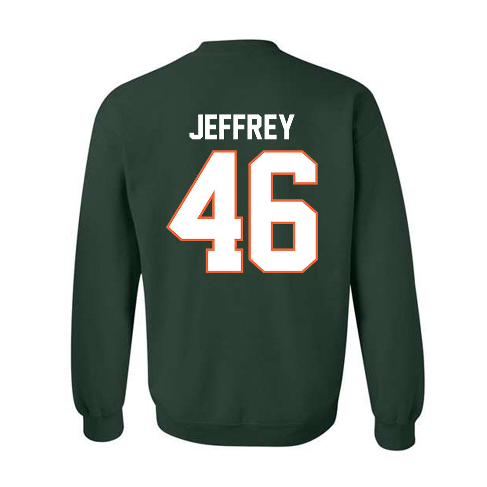 Miami - NCAA Baseball : Donavan Jeffrey - Classic Shersey Crewneck Sweatshirt-1