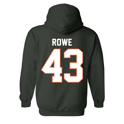 Miami - NCAA Football : Tyler Rowe - Classic Shersey Hooded Sweatshirt-1