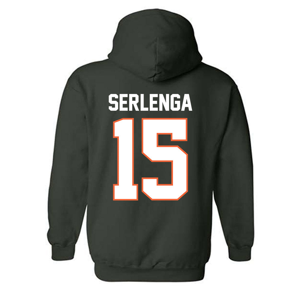 Miami - NCAA Women's Soccer : Allie Serlenga - Classic Shersey Hooded Sweatshirt-1