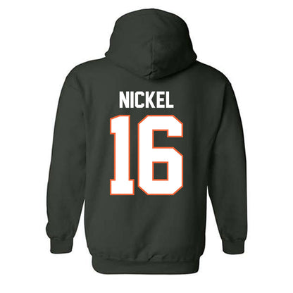 Miami - NCAA Football : Luke Nickel - Classic Shersey Hooded Sweatshirt-1