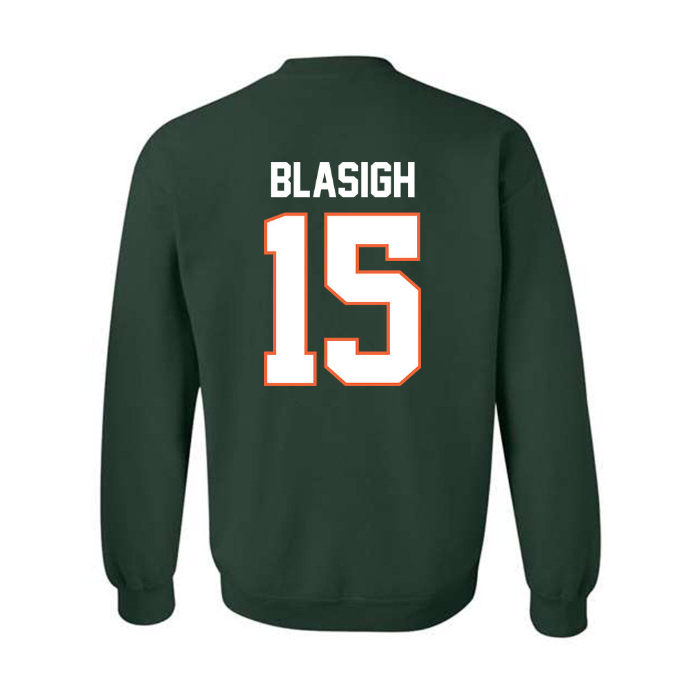 Miami - NCAA Women's Basketball : Vittoria Blasigh - Classic Shersey Crewneck Sweatshirt-1
