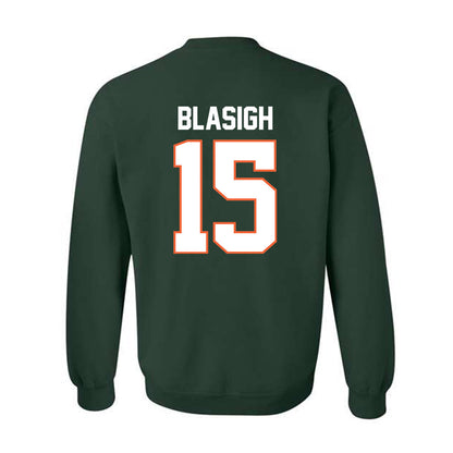 Miami - NCAA Women's Basketball : Vittoria Blasigh - Classic Shersey Crewneck Sweatshirt-1