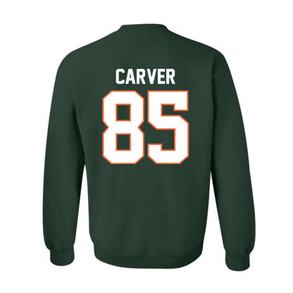 Miami - NCAA Football : Jackson Carver - Classic Shersey Crewneck Sweatshirt