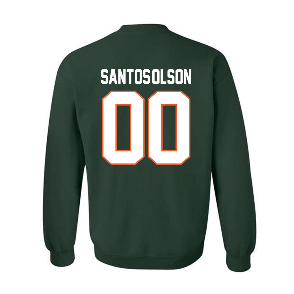 Miami - NCAA Baseball : Sebastian Santos-Olson - Classic Shersey Crewneck Sweatshirt-1