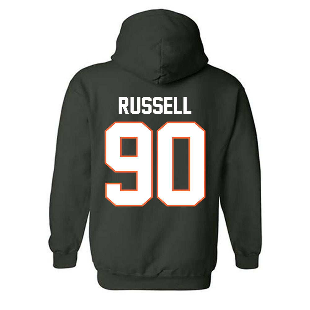 Miami - NCAA Football : Daylen Russell - Classic Shersey Hooded Sweatshirt