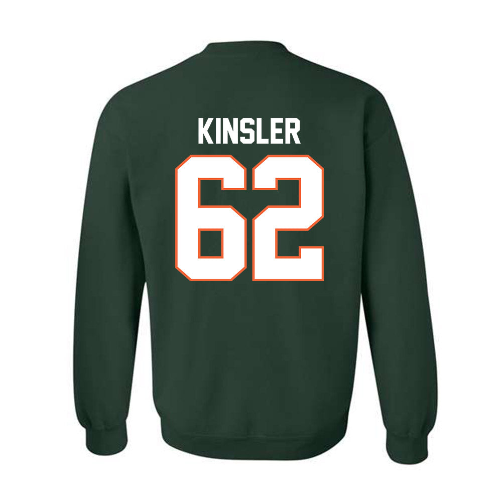 Miami - NCAA Football : Tommy Kinsler - Classic Shersey Crewneck Sweatshirt