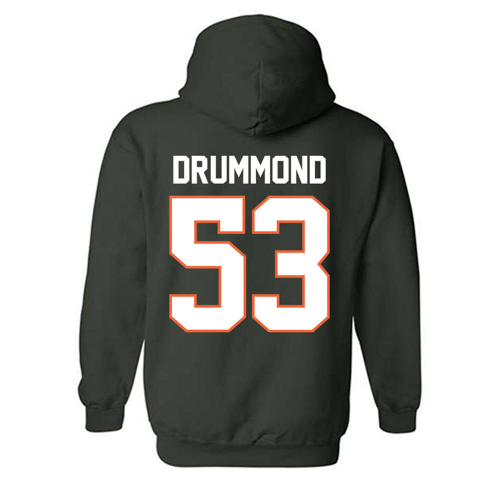 Miami - NCAA Baseball : Lj Drummond - Classic Shersey Hooded Sweatshirt-1