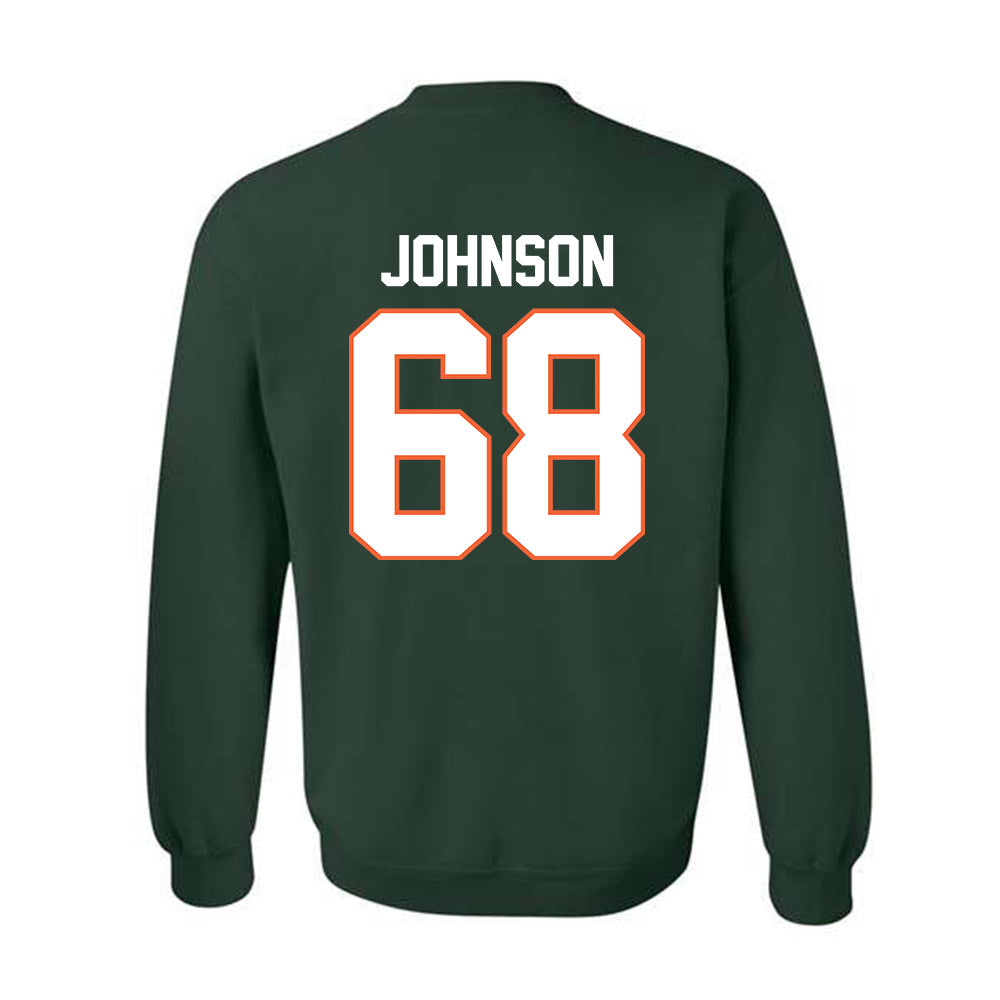 Miami - NCAA Football : Ian Johnson - Classic Shersey Crewneck Sweatshirt