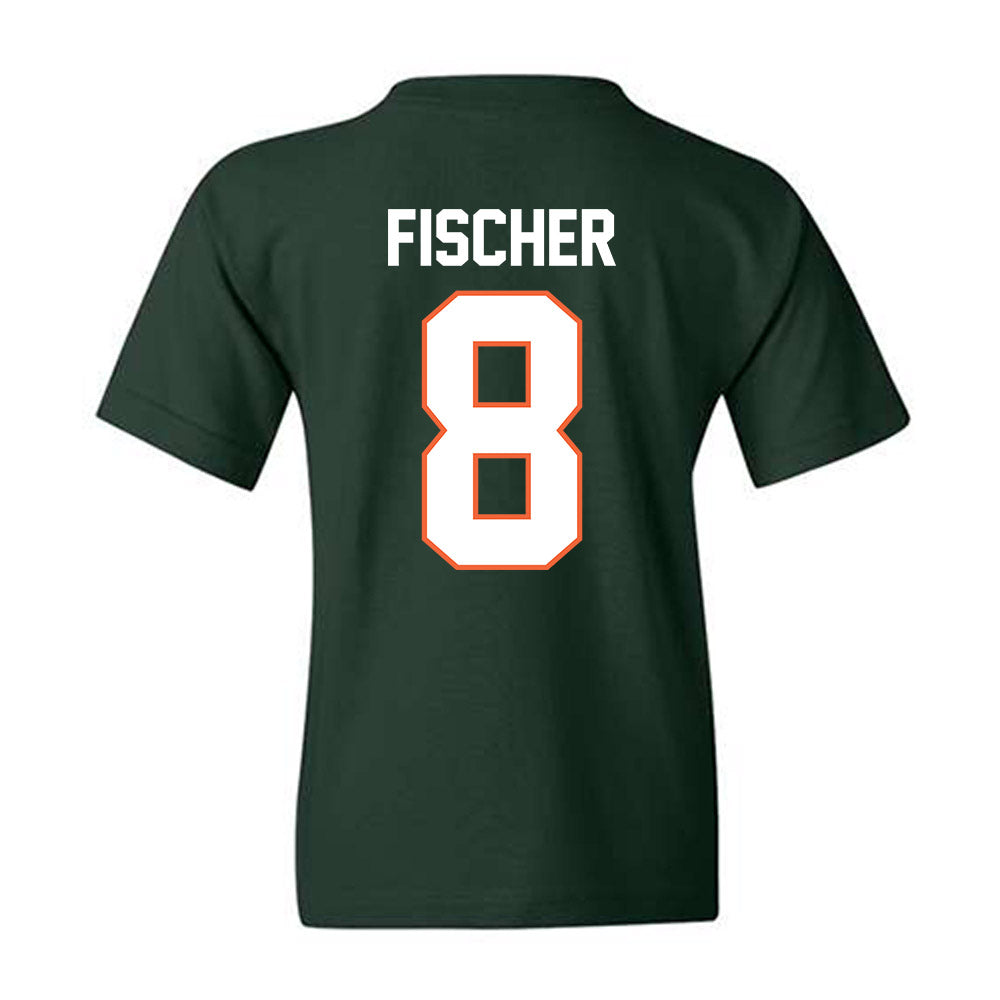 Miami - NCAA Baseball : Carson Fischer - Classic Shersey Youth T-Shirt-1