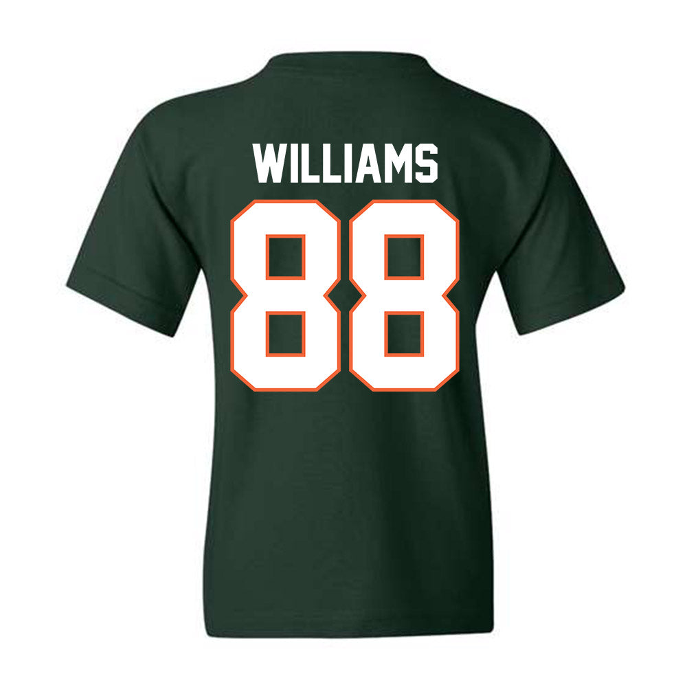 Miami - NCAA Football : Riley Williams - Classic Shersey Youth T-Shirt