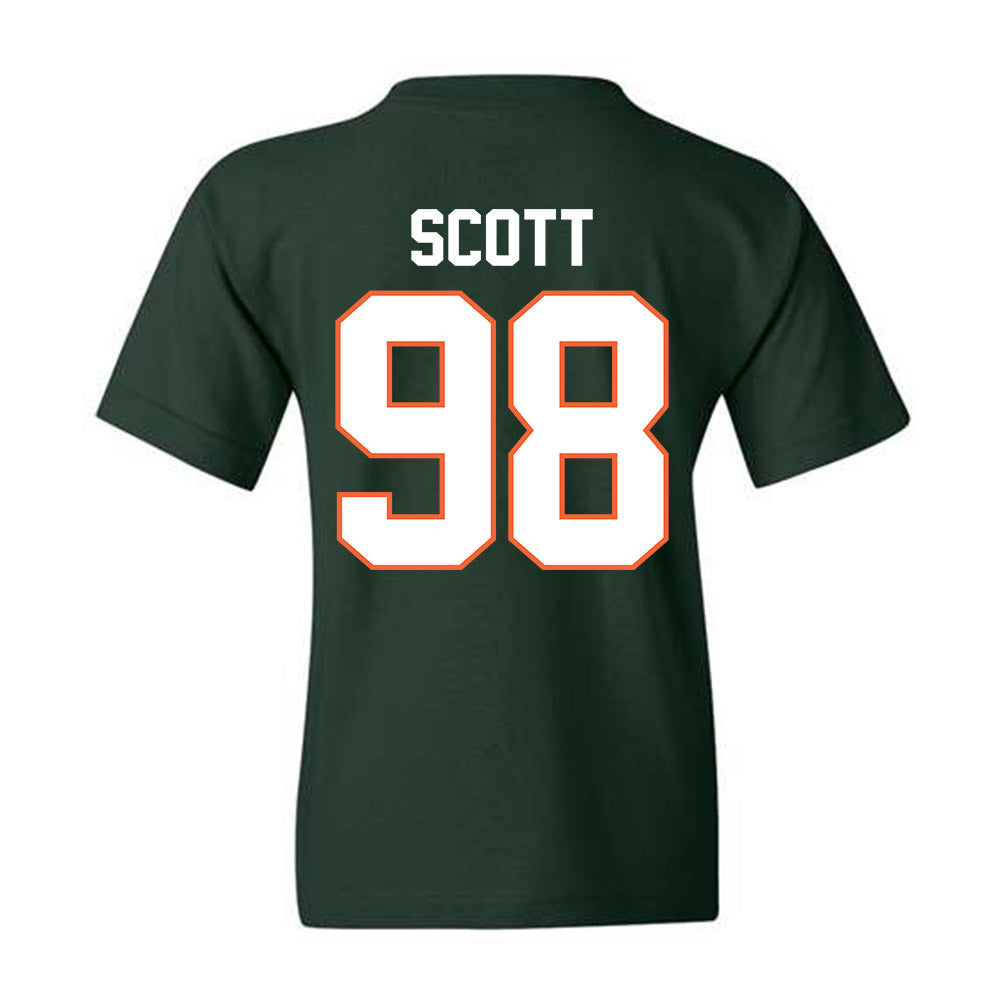 Miami - NCAA Football : Justin Scott - Classic Shersey Youth T-Shirt