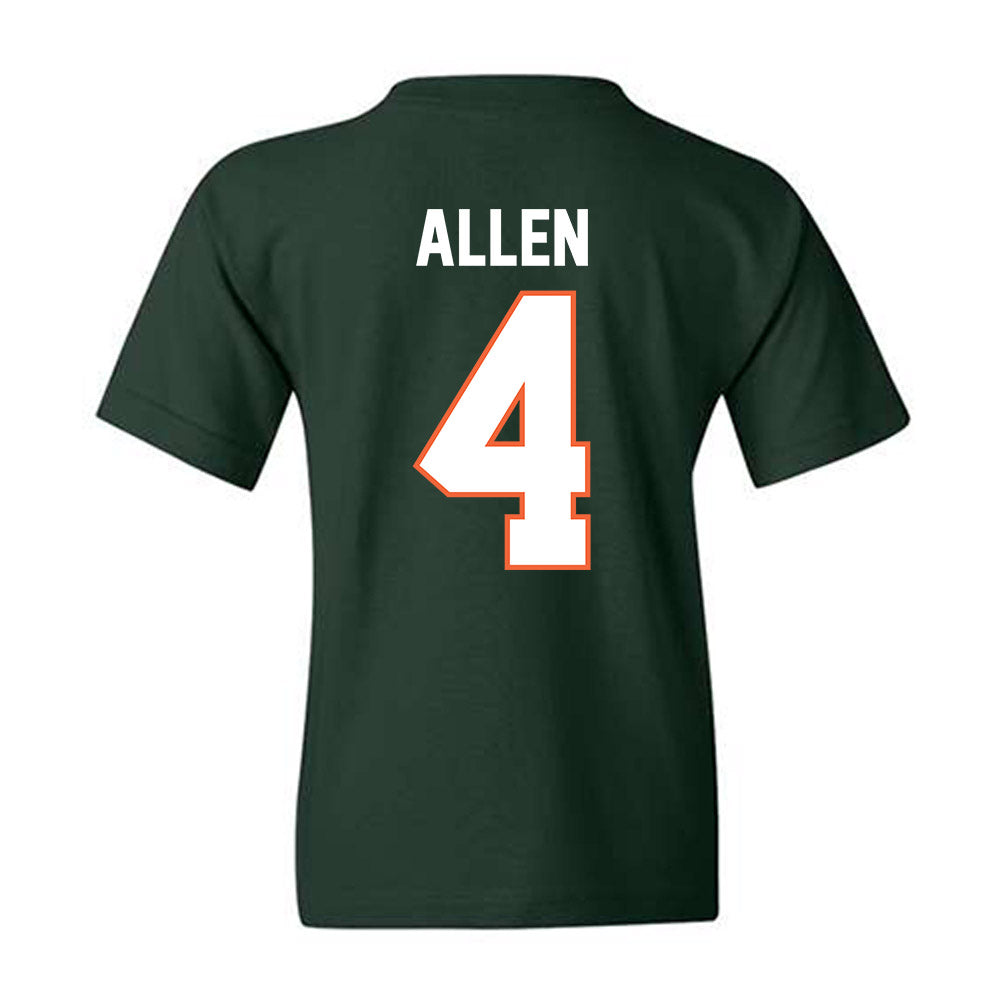 Miami - NCAA Men's Basketball : Marcus Allen - Classic Shersey Youth T-Shirt-1