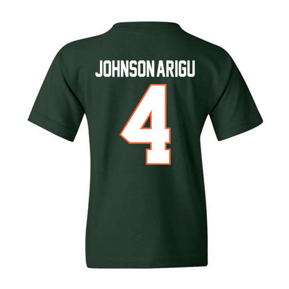 Miami - NCAA Men's Basketball : Isaiah Johnson-Arigu - Classic Shersey Youth T-Shirt