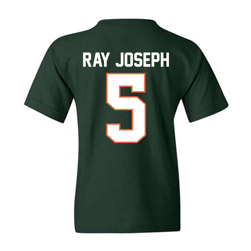 Miami - NCAA Football : Ray Ray Joseph - Classic Shersey Youth T-Shirt-1