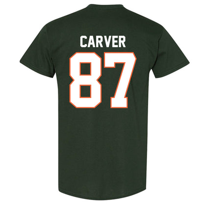 Miami - NCAA Football : Hunter Carver - Classic Shersey T-Shirt-1