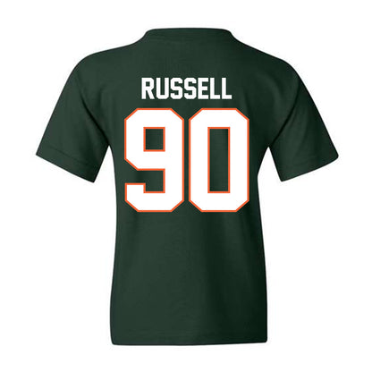 Miami - NCAA Football : Daylen Russell - Classic Shersey Youth T-Shirt