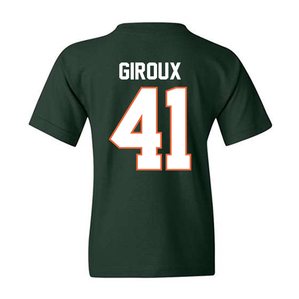 Miami - NCAA Baseball : Alexander Giroux - Classic Shersey Youth T-Shirt-1