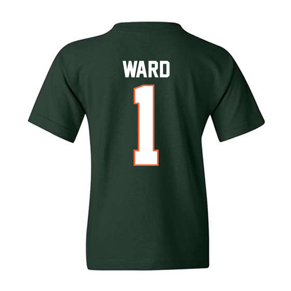 Miami - NCAA Football : Cam Ward - Classic Shersey Youth T-Shirt-1