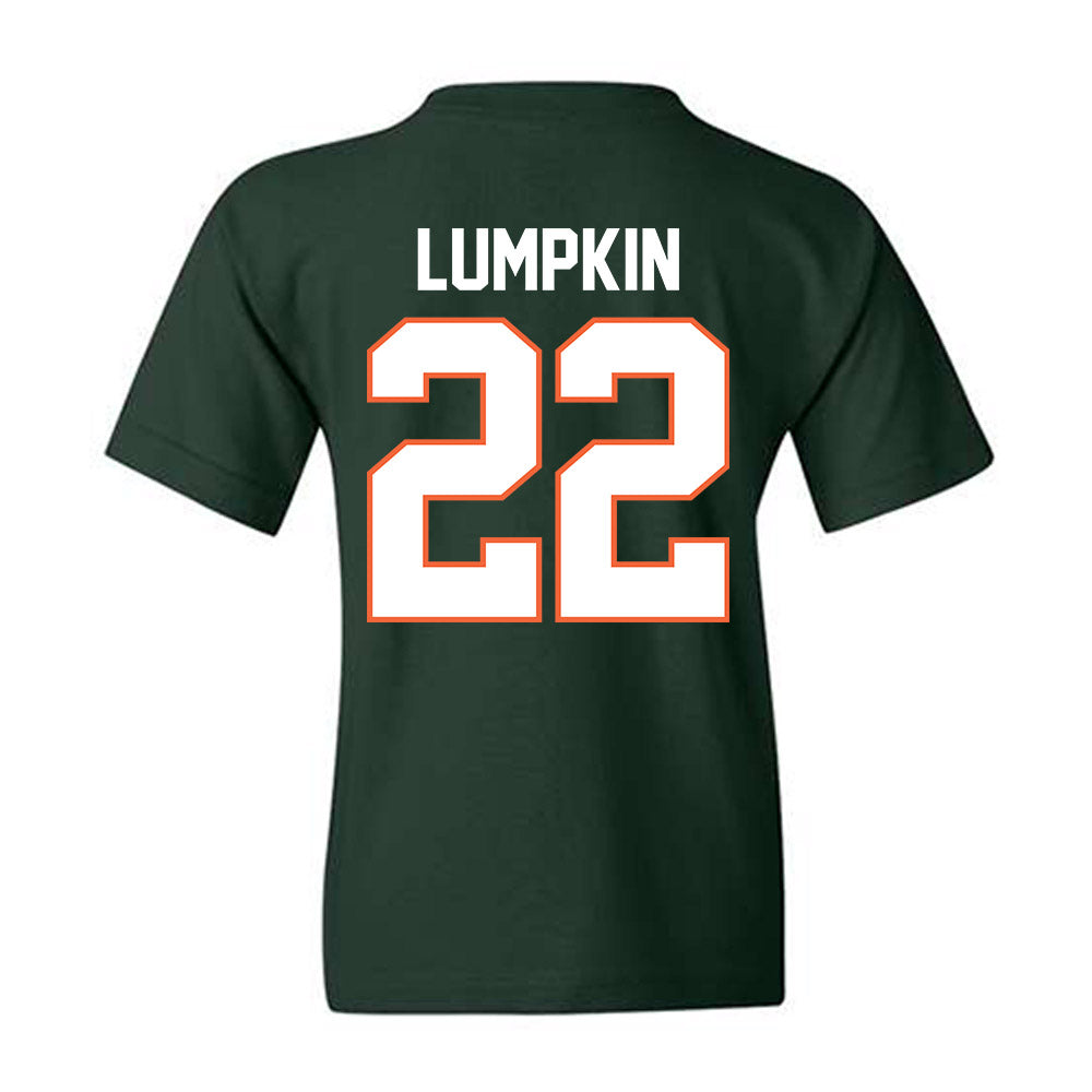 Miami - NCAA Baseball : Reese Lumpkin - Classic Shersey Youth T-Shirt-1