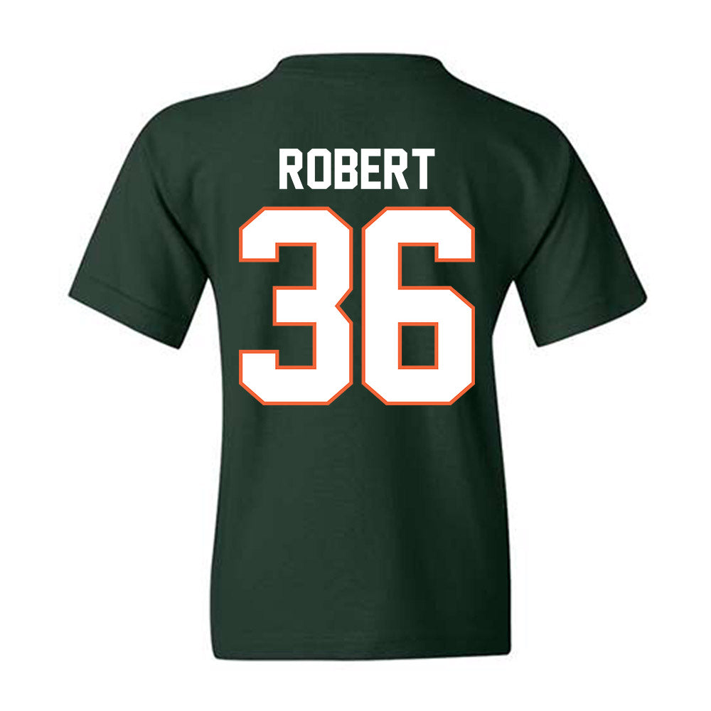 Miami - NCAA Baseball : Nick Robert - Classic Shersey Youth T-Shirt-1