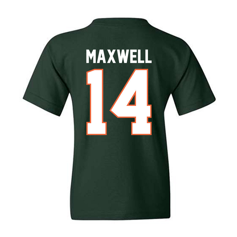Miami - NCAA Women's Soccer : Taylor Maxwell - Classic Shersey Youth T-Shirt-1