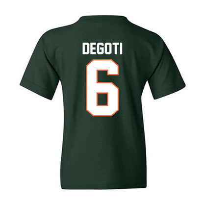 Miami - NCAA Baseball : Brandon DeGoti - Classic Shersey Youth T-Shirt-1