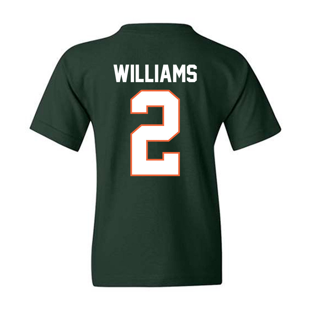 Miami - NCAA Baseball : Derek Williams - Classic Shersey Youth T-Shirt-1