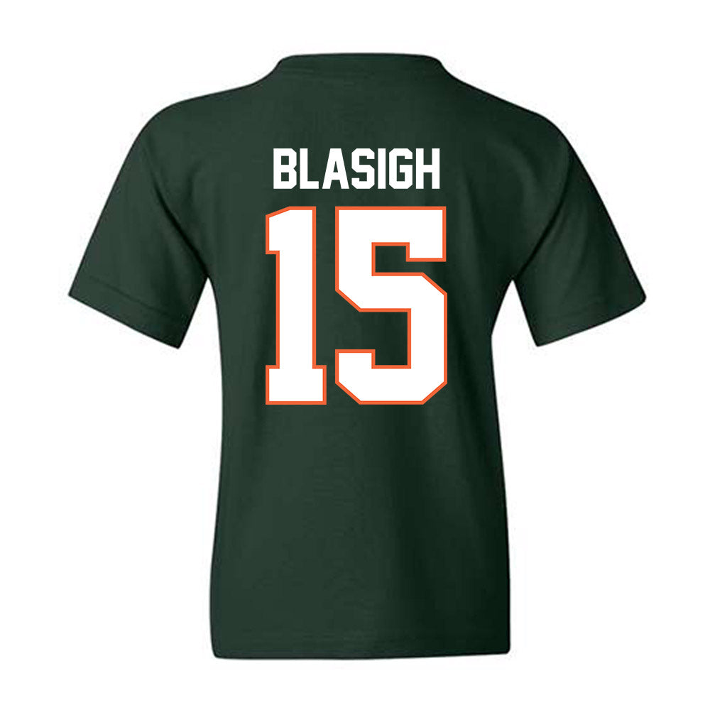Miami - NCAA Women's Basketball : Vittoria Blasigh - Classic Shersey Youth T-Shirt-1
