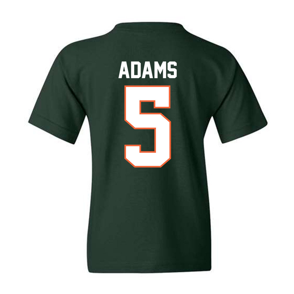 Miami - NCAA Women's Basketball : Ahnay Adams - Classic Shersey Youth T-Shirt