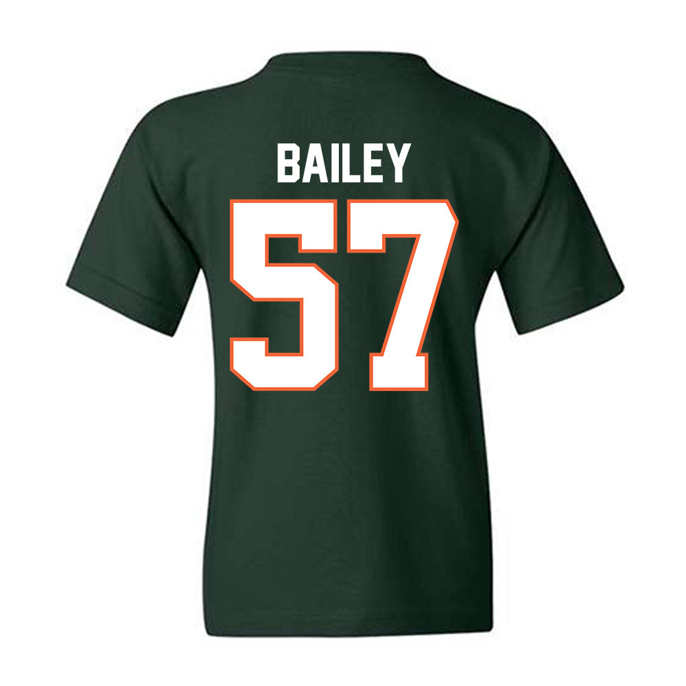 Miami - NCAA Football : Allen Bailey - Classic Shersey Youth T-Shirt-1