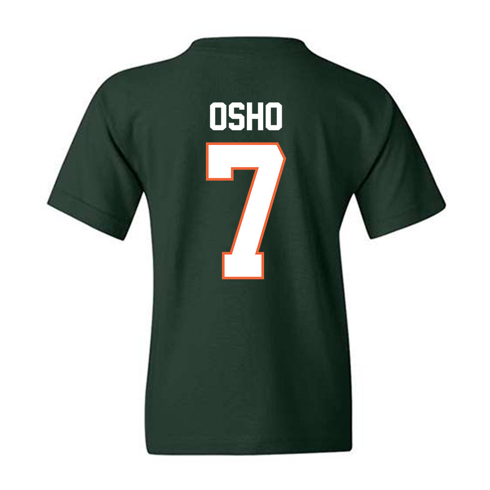 Miami - NCAA Women's Basketball : Danielle Osho - Classic Shersey Youth T-Shirt-1