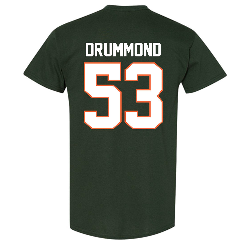 Miami - NCAA Baseball : Lj Drummond - Classic Shersey T-Shirt-1