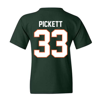 Miami - NCAA Football : Booker Pickett - Classic Shersey Youth T-Shirt-1